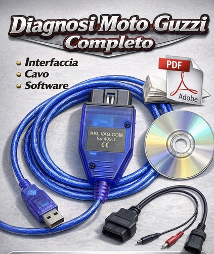 Kit diagnosi moto guzzi - kit,